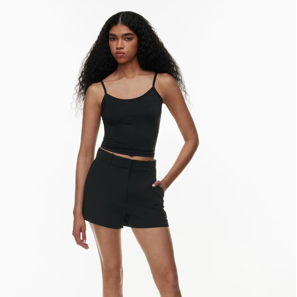 Aritzia Wilfred Trouser Shorts Black